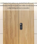 4 Digit Mechanical Cam Lock For Steel And File Cabinets Portable Vertical Cabinet Door Lock on wood cabinet