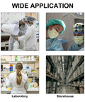 Wide application of 12 Pack ESD Anti Static Foot Heel Straps and Wrist Strap Kit for labs and warehouses.