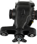 Front view of black 2.85 Ratio Rear Differential Axle Carrier for Cadillac ATS 2.0L 2016 2017 2018 2019 RWD Automatic Bolt-On Gear Housing