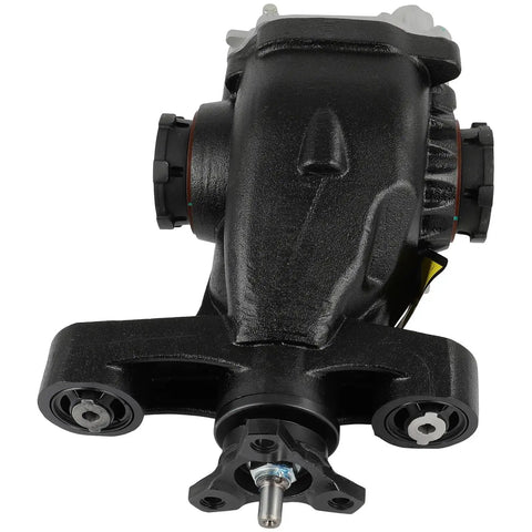 Front view of black 2.85 Ratio Rear Differential Axle Carrier for Cadillac ATS 2.0L 2016 2017 2018 2019 RWD Automatic Bolt-On Gear Housing