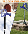 Heavy Duty Water Pipe Heat Blanket 38.5 By 6 Inches For Freeze Protection with outdoor use on faucets