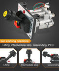 Hydraulic Flow Control Valve For Dump Trucks Air Operated With Feathering Lowering And Slow Down, Cab Mounted Control Valve Kit