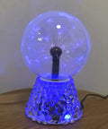 Blue Plasma Ball Interactive Light Show for the Extra Large Electric Warming Tray With 3 Temperature Settings