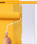 Rock Solid Hinged Access Panel 14x29 Inch Wall And Ceiling Door being painted to match wall color for drywall plumbing repair.