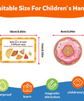 Hands On Magnetic Fraction Tiles And Circles Set With Bars For Montessori Math Manipulatives size comparison and features