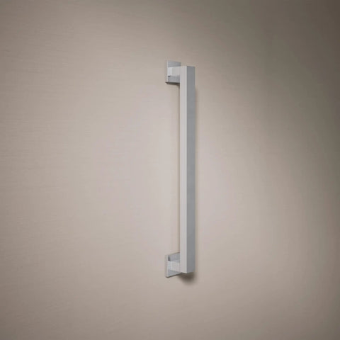 Square 18 Inch Grab Bar With Hardware Included, 300 Lb Capacity, Polished Chrome Finish, Modern Safety Rail For Bathrooms, ADA Compliant