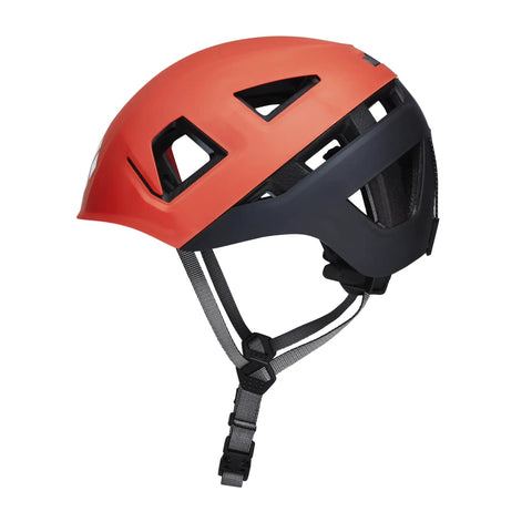 Side view of Capitan Helmet With Dual Density Foam For Rock Climbing And Mountaineering, Ventilated And Adjustable Fit, Rugged ABS Shell