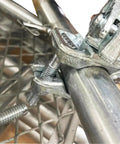 British Swivel Scaffolding Couplers For 1 3/4 To 1 9/10 Inch Tube, Heavy Duty Galvanized Carbon Steel, No Fuss Install, 4 Piece Set For Solid, Safe Pipe Framework close-up