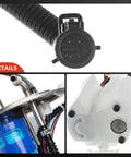 Close-up of Electric Fuel Pump Module Assembly With Sending Unit Fits Ford F250 F350 F450 Super Duty 2008 2009 2010 5.4L 6.8L