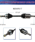 Front CV Axle Shaft For Toyota Corolla 1993 To 2002 1.8L Celica ST 1990 To 1993 Manual Geo Prizm 1993 To 1997 Chevy Prizm