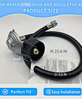 Hose And Regulator Kit Replacement For Gas Grill Upgrade That Fits Spirit II 2017 2019 Spirit E310 E320 E210 Genesis II 210 LX