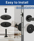 Upgrade Your Entryway With This Top Notch Stainless Steel Door Hole Cover Plate designed for 0.5 to 2.2 inch door holes.