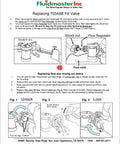 Installation guide for Specialty Toilet Fill Valve Replacement For Glacier Bay And Niagara Flapperless Toilets Easy Install Quick Refill