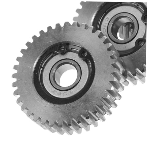 Close-up of 36T Steel Motor Gear Set With Washers for Electric Bikes and Folding Scooters Replacement Upgrade Pro Grade Drive Accessory
