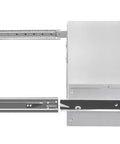 Tool-Free Ball Bearing Sliding Rail Kit for Rackmount Chassis, 430mm Wide Support, 100 Lb Capacity, TAA Compliant, front view