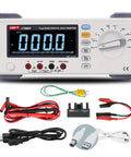Pro Grade Digital Multimeter With 199999 Count, 100kHz Frequency Response, 4.3 Inch TFT Display, Hold Button, cables and accessories