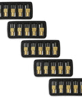 25 Pcs Striker Flint Replacements For Grills Stoves And Torches, shown in individual compartments, 0.14 inch diameter steel