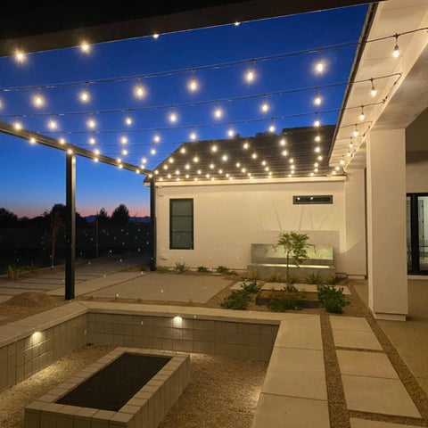 Stainless Steel Wire Rope Cable 1 16th Inch 500 Feet Vinyl Coated Braided 7x7 Core For Outdoor Use String Lights setup