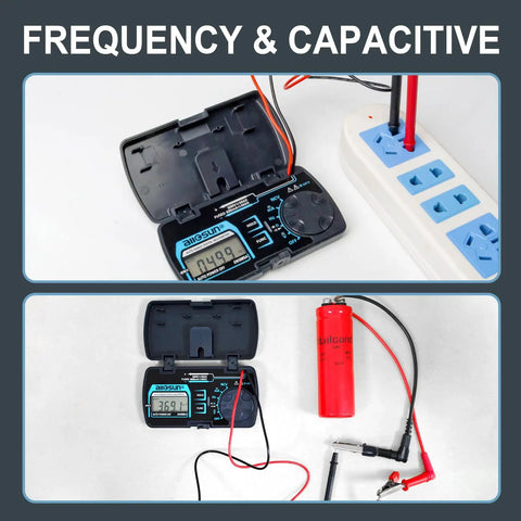 Pocket Size Dope Digital Multimeter With Auto Range For DC And AC Voltage And Current, Resistance, Capacitance, Frequency, Diode