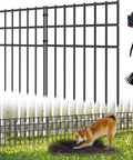 Heavy Duty No Dig Garden Fence Kit 25 Pack 17 Inch High By 27 Foot Long Rustproof Metal Border Panels For Dogs And Rabbits