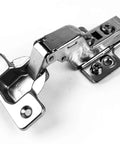 10 Pack Inset Frameless Soft Close Hinges With 110 Degree 3D Adjustable Clip On Concealed European Hinges With Screws For Kitchen, Bathroom, And Closet Cabinets Ideal For Modern Cabinets, close-up view