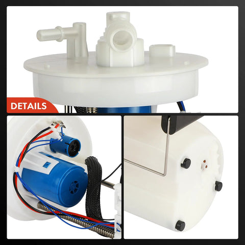 Electric Fuel Pump Module Assembly With Sending Unit For Honda Civic 2006 2007 2008 2009 2010 2011 1.8L L4 Direct Replacement Fuel Pump Kit With Sending Unit 17045SNAA00 17045SNAA01 17045SNAA02 showing detailed parts close-up.