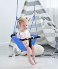 Indoor Outdoor Handmade DIY Net Swing For Kids With Adjustable Rope Versatile Backyard Playground Swing for Door Frame