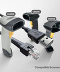 Go To USB Cable For Motorola Symbol Zebra Barcode Scanners LS2208 DS6878 LI4278 LS3578 7FT 2M USB Type A Cable CBA U01 S07ZAR