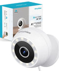 Outdoor and Indoor Wired Security Cam with 4MP 2K Clarity IP65 Weatherproof Starlight Sensor box and camera view