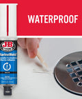 MarineWeld Syringe 25 Ml Dual Component Adhesive Sealant For Waterproof Bonds 1 To 1 Mix UV And Chemical Resistant next to a drain
