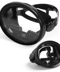 Diving Mask For Scuba Snorkeling And Freediving With Anti Fog Tempered Glass HD Wide View Lens Comfortable Water Goggles For Adults.