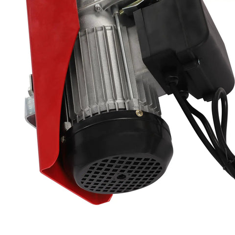 Heavy Duty Electric Hoist With 1543 Lbs Capacity And Dual Rope Modes For Garage Or Warehouse, showing powerful 1200W copper motor.
