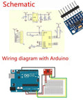 GY 291 ADXL345 3 Axis Accelerometer Tilt Sensor Module With I2C Or SPI Output For Arduino Builds 4 Pack Ultra Low Power 16g Range And 13 Bit Resolution For Precise Motion Sensing And Data Logging schematic and wiring diagram