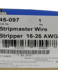 Box of Stripmaster Manual Wire Strippers For 16 To 26 AWG Handheld Electrician Tool For Quick One Step Stripping Precision Ground Jaws
