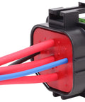 Weatherproof Automotive Relay And Socket Kit For Off Road Lights And Accessories, 50 Amp Normally Open And 30 Amp Normally Closed, close-up