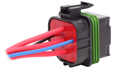 Weatherproof Automotive Relay And Socket Kit For Off Road Lights And Accessories, 50 Amp Normally Open And 30 Amp Normally Closed, close-up