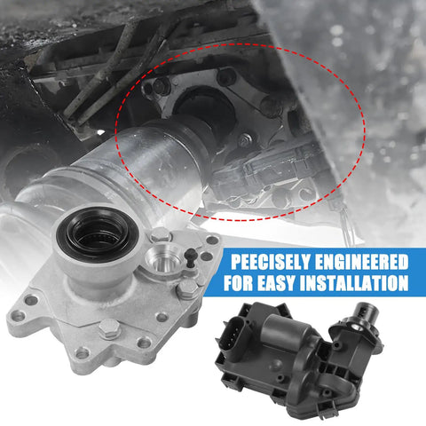 Direct Fit Front 4X4 Differential Axle Actuator Disconnect Housing Replacement For Chevy Trailblazer Envoy Bravada Ascender 9To7X 2002 2009 Includes Shaft Bearing Assembly 12471623 600115 installed in front differential