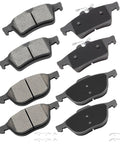 Front And Rear Ceramic Brake Pads Kit 8 Pieces For Ford C Max EcoSport Escape Focus Transit Connect Mazda 3 3 Sport 5 Volvo C30 C70