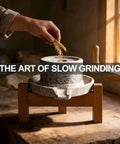 Hand Crank Stone Grain Mill With Red Oak Frame For Home Use, Manual Flour Grinder That Grinds Wheat, Nuts, And Spices