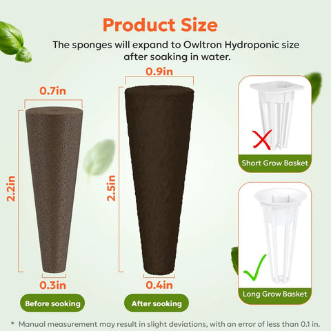 Indoor Hydroponic Seed Pod Starter Kit For Herb Garden, 50 Piece All In One Grow Bundle With 12 Sponges, 12 Baskets, 12 Germination Domes, 12 Plant Labels, 2 Part A B Nutrients, 12 Stickers, Easy Setup