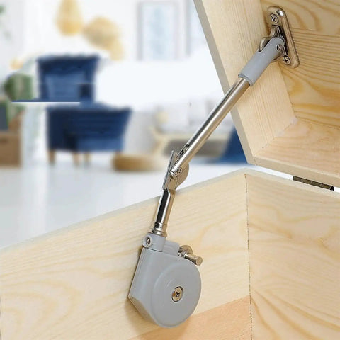 Folding Cabinet Hinges With 105 Degree Opening, No Slam Quiet Soft Close For Toy Box Drawer And Wardrobe in cabinet lid