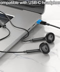 USB C Female To USB A Male Car OTG Adapter For Charging And Data USB 2.0 Type C To USB A Converter connected to laptop