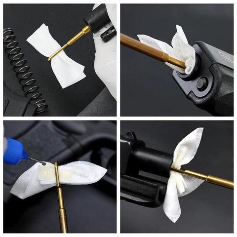 Must Have Gun Cleaning Kit With 1200 Pieces, 600 Lint Free Patches And 600 Pointed Swabs cleaning rifle barrel