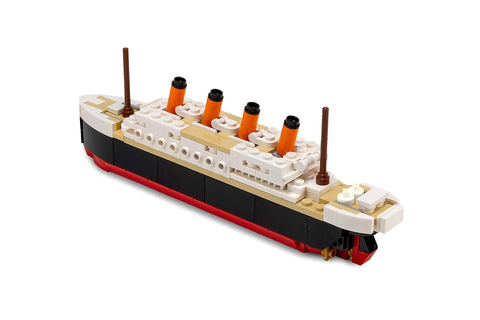 Titanic Building Set 217 Mini Brick Ship Model Kit Lego Compatible DIY 3D Puzzle STEM Toy For Adults And Kids Collectible Display