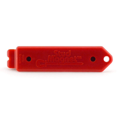 Solid Pick Magnetic Stud Finder With Durable Shield Pinpoints Drywall Screws And Nails Spot On For Straight Shot Diy Projects Hanging Picture Frames And Mounting Floating Shelves No Batteries Required In Classic Red