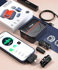 Wireless Lavalier Microphone For iPhone Android Tablets Lightning And USB C Mini Clip On Lapel Mic packaging and accessories