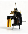 Top Tier Hydraulic Power Brake Booster Direct Swap For Chevy Gmc C1500 K1500 Suburban 1997 Through 2000 showing matte black and gold accents.