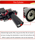 Heavy Duty Waste Oil Burner Air Atomizing Multi Fuel Heater For Boilers And Industrial Furnaces Stainless Steel Build 220V Power close-up of fire cylinder component.