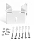 Corner Mount Kit For Security Cameras 270 Degree Bracket For Outdoor Surveillance No Fuss Setup CCTV Mount white bracket with screws
