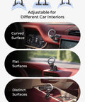 MagSafe Car Mount 2 In 1 Vent Clip Or Dashboard Mount For iPhone 16 15 14 13 12 Pro Plus Mini Ultra 2025 in car interiors